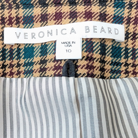 Veronica Beard Miller Plaid Wool Dickey Jacket Blazer Size 10 Celebrity - Picture 12 of 16